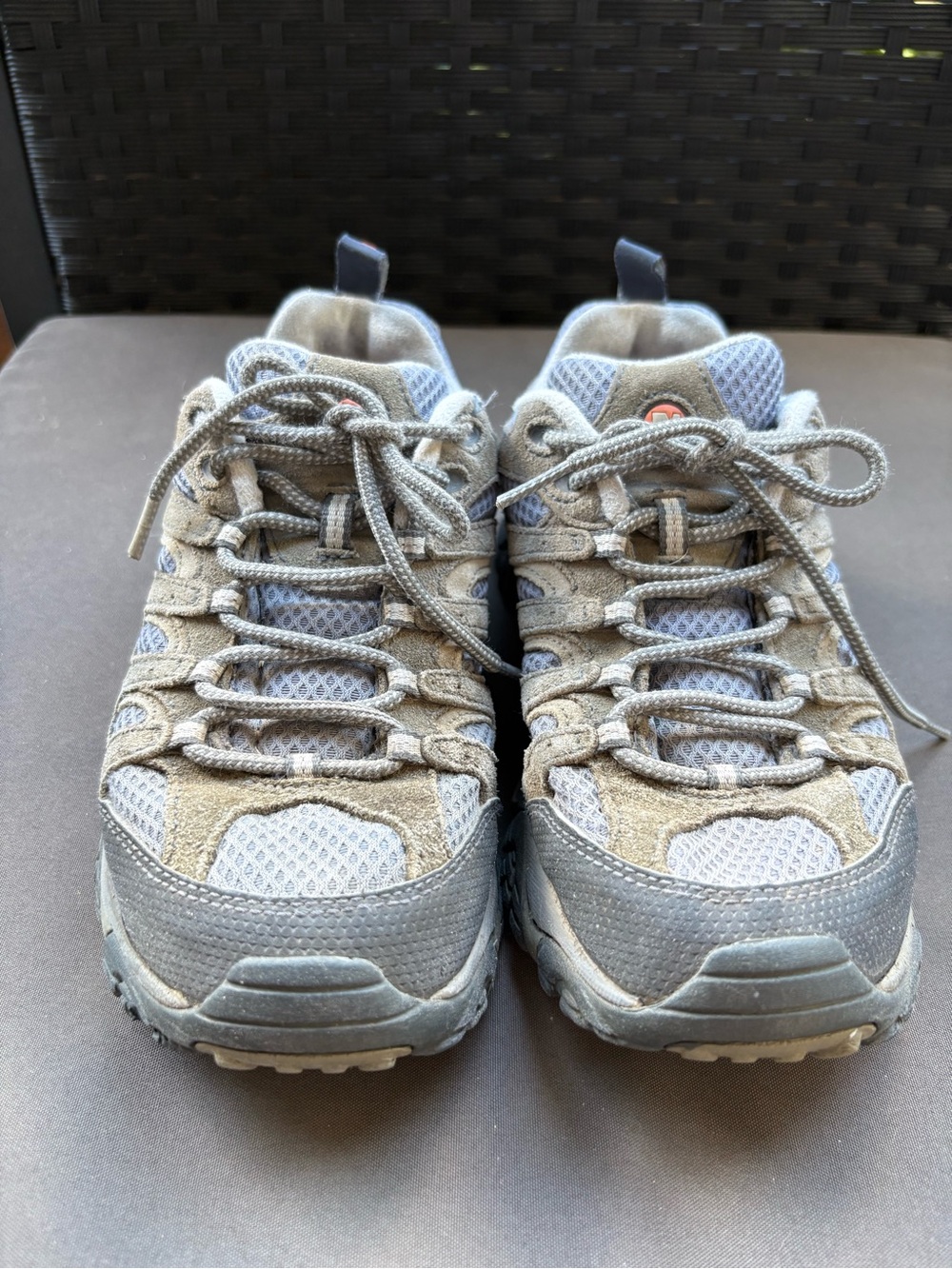 Merrell Women's Gray and Tan Trail Sneakers